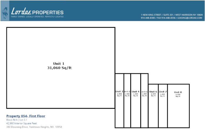 Floorplan showing all individual units on 