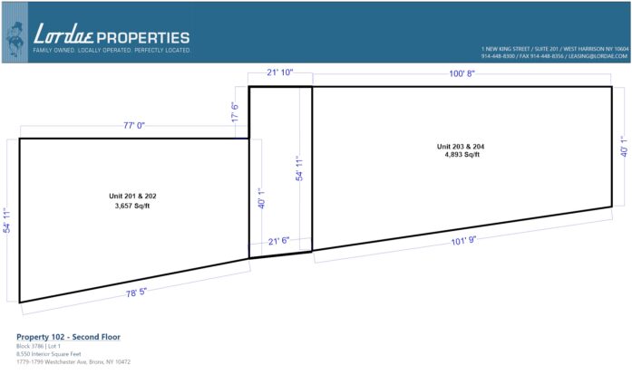 Floorplan showing all individual units on 2nd Floor